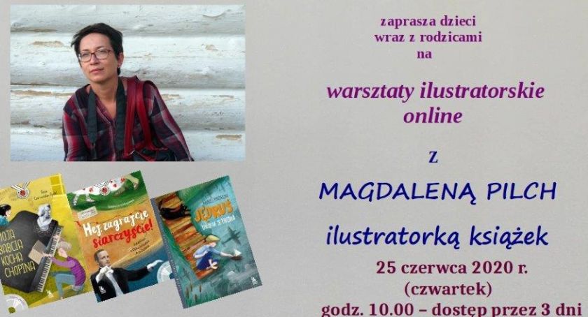 Biblioteka zaprasza na warsztaty ilustratorskie