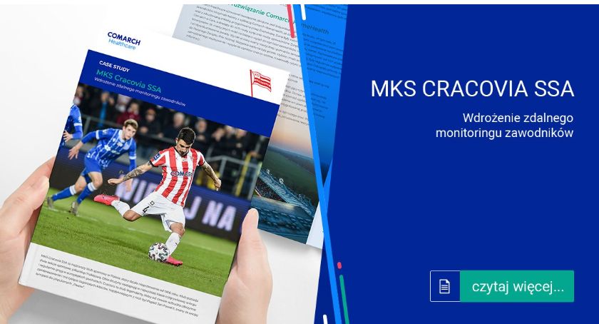 Medycyna na odległość - tajna broń drużyny futbolowej Cracovii