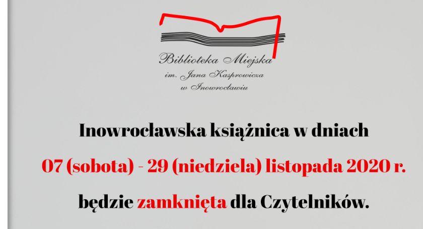 Biblioteki będą zamkniete