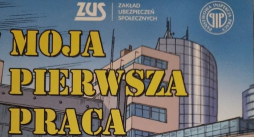 Uczniowie z ZS im. Jana Pawła II  w Kościelcu sprawdzają się  z wiedzy o ZUS