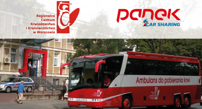 Oddaj krew z PANEK CarSharing