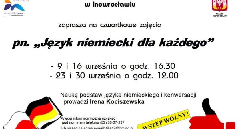 W bibliotece uczą się niemieckiego