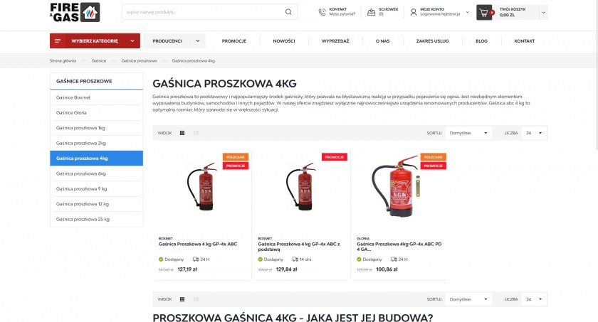 Zadbaj o odpowiedni dobór gaśnicy