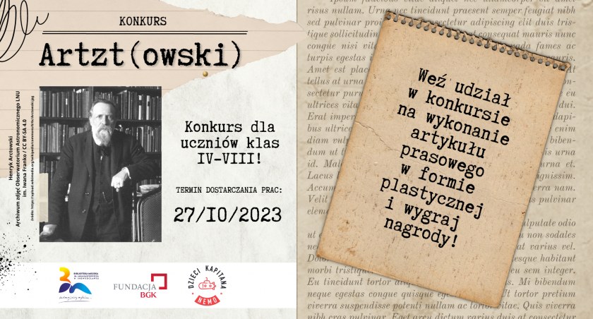 szkoły podstawowe, Weźmiesz udział konkursie Artzt(owski) - zdjęcie, fotografia