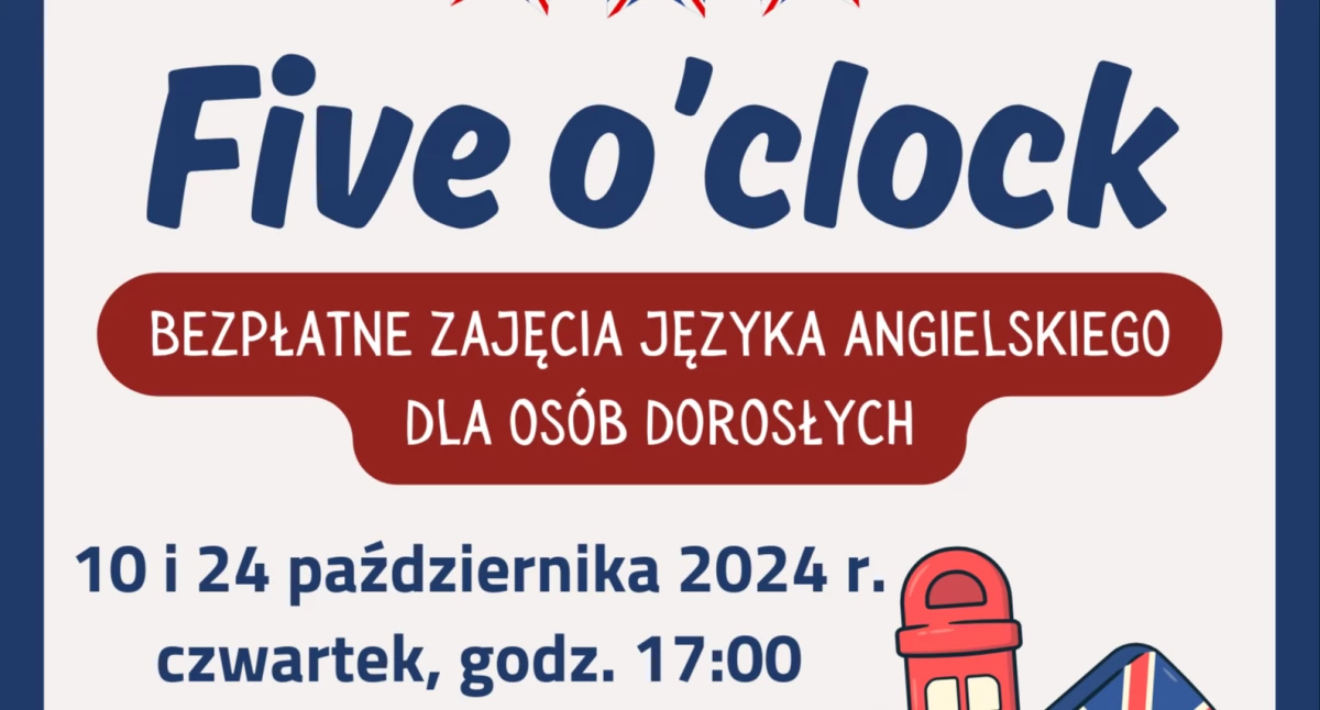 Spotkania, o’clock bezpłatne zajęcia języka angielskiego dorosłych - zdjęcie, fotografia