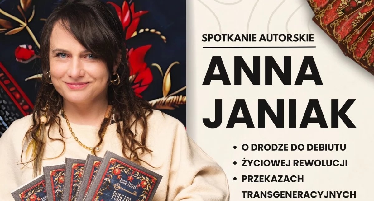 Spotkania, Spotkanie Anną Janiak Odkryj kulisy powieści Pudełko pełne starych spraw - zdjęcie, fotografia