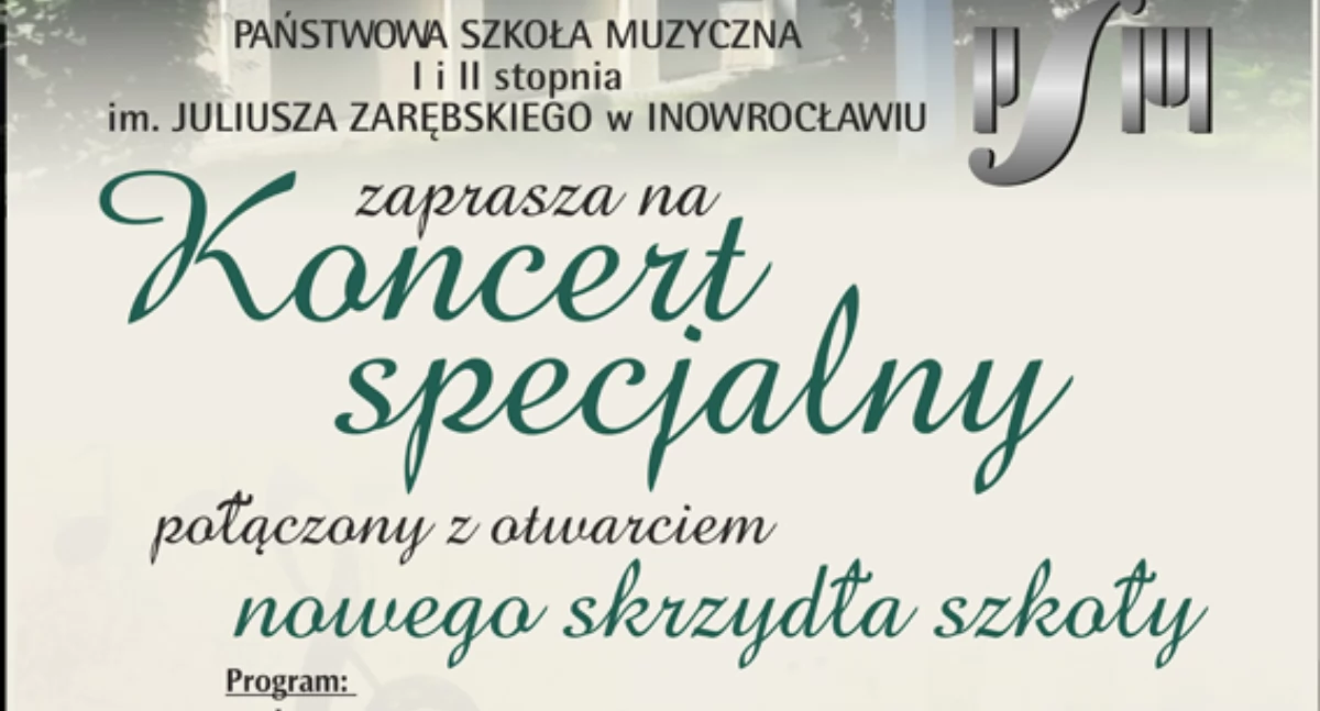 Koncerty, Koncert specjalny Szkole Muzycznej - zdjęcie, fotografia