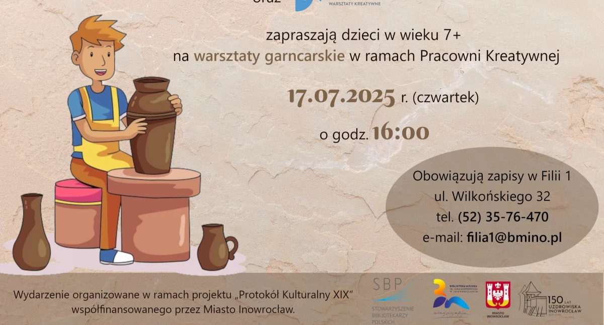 Spotkania, Warsztaty garncarskie Filii - zdjęcie, fotografia