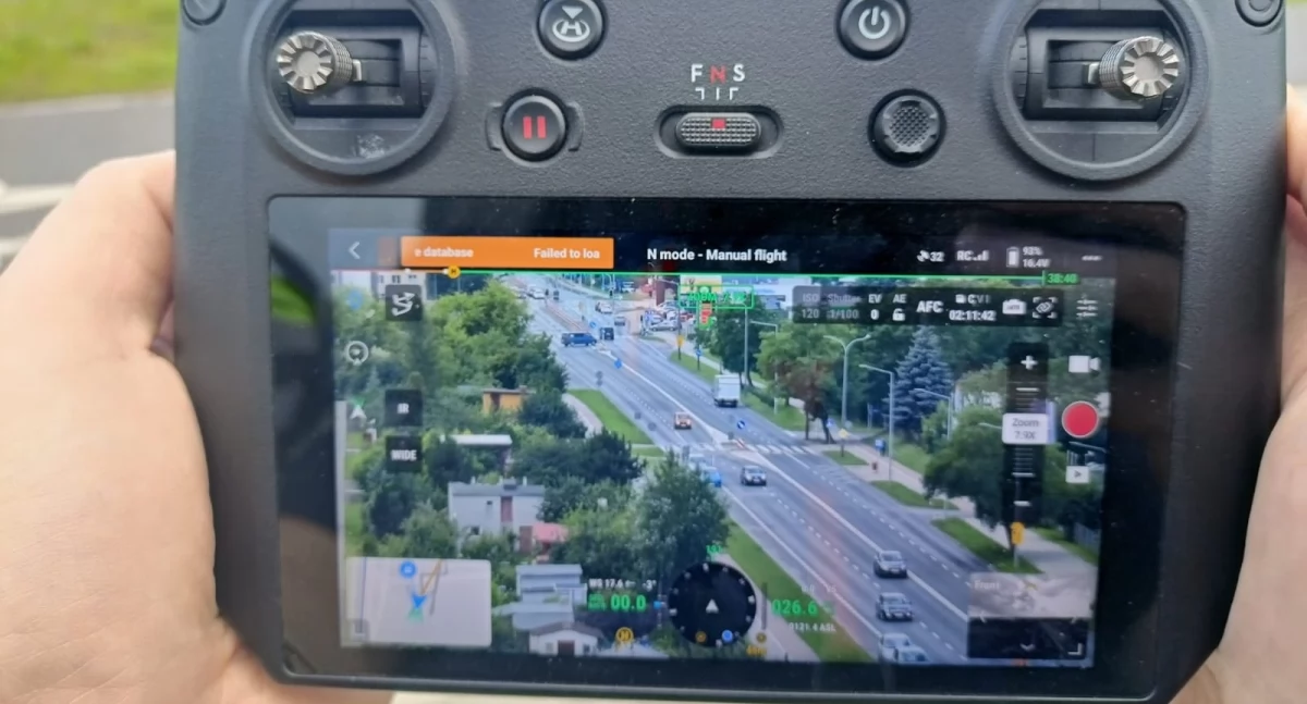 Wypadki drogowe , Inowrocławska policja zaczyna korzystać drona - zdjęcie, fotografia