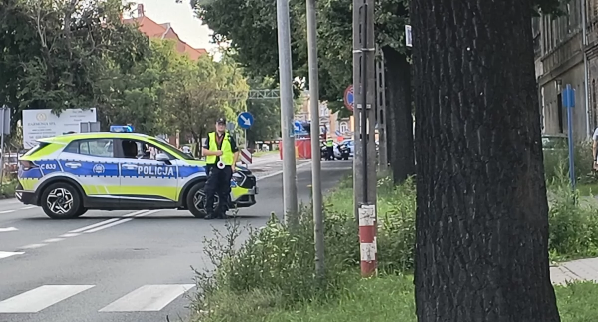 Wypadki drogowe , Wypadek Toruńskiej - zdjęcie, fotografia