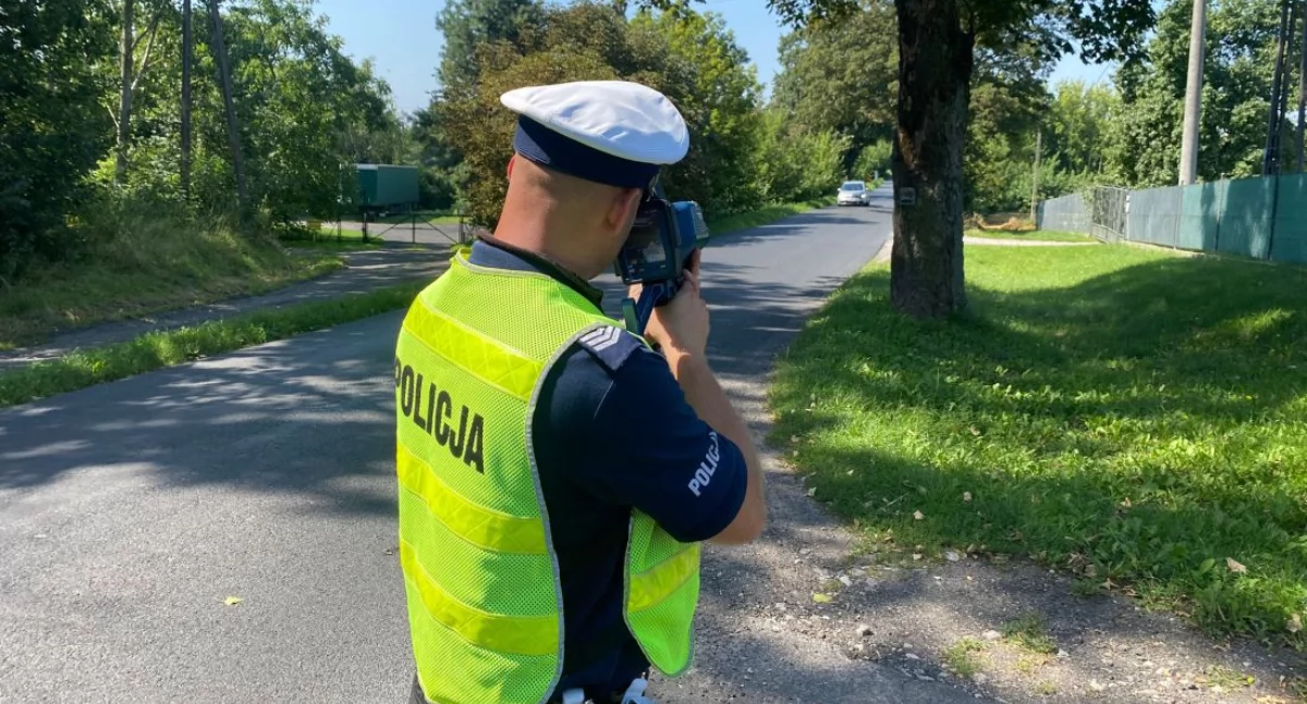 Wypadki drogowe , Działania kontrolno prewencyjne Prędkość w powiecie inowrocławskim - zdjęcie, fotografia