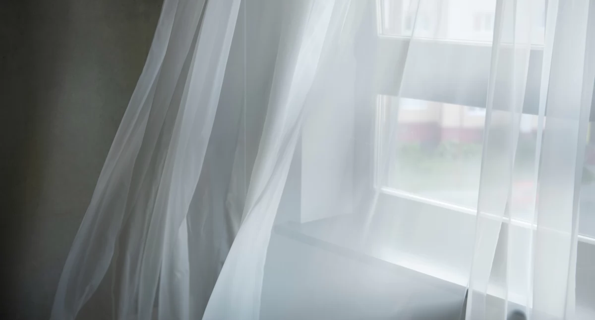 Społeczeństwo2, Firany woalowe elegancja subtelność nowoczesnym wnętrzu - zdjęcie, fotografia