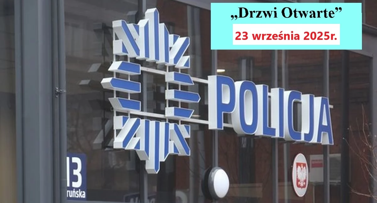 Komunikaty Policja, Zostań policjantem! Czekamy Ciebie Drzwiach Otwartych - zdjęcie, fotografia