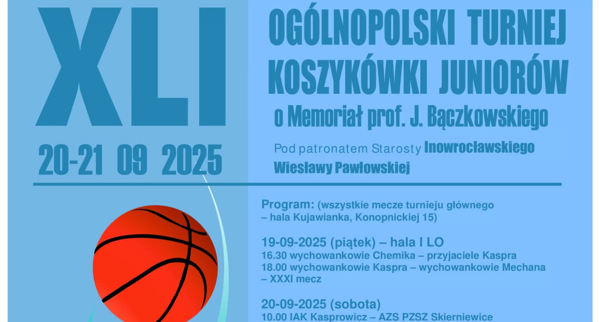 Koszykówka, Przed Memoriał Bączkowskiego - zdjęcie, fotografia