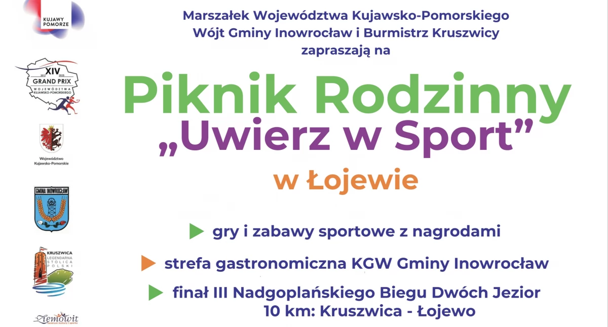 Festyny, Piknik Rodzinny Uwierz Sport! zapraszamy Łojewa! - zdjęcie, fotografia