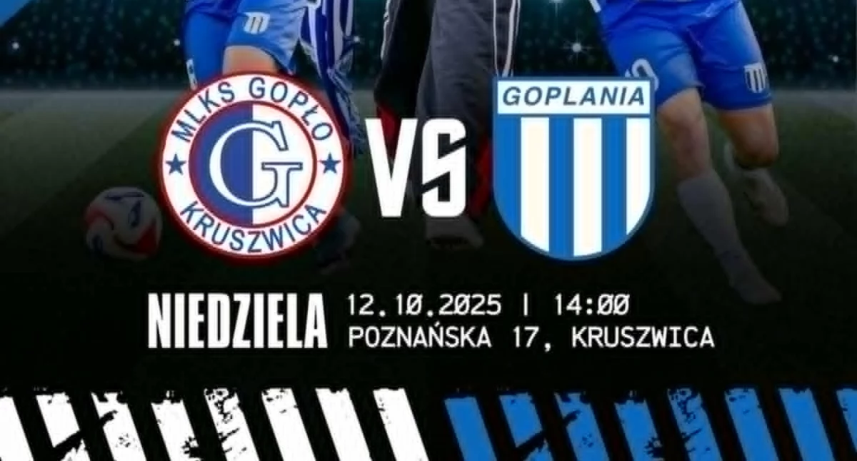 Piłka nożna, Goplania ósme zwycięstwo - zdjęcie, fotografia