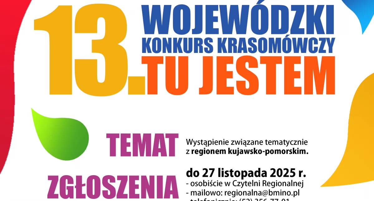 Spotkania, Wojewódzki Konkurs Krasomówczy JESTEM zapraszamy udziału! - zdjęcie, fotografia