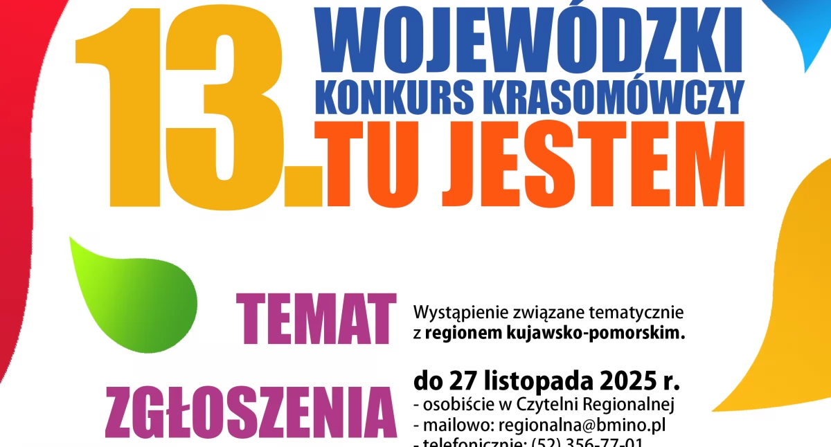 Spotkania, Wojewódzki Konkursu Krasomówczy JESTEM - zdjęcie, fotografia