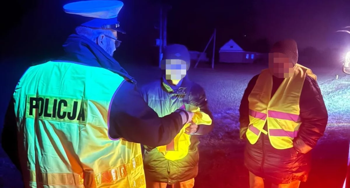 Komunikaty Policja, WIDOCZNY BEZPIECZNY! Policja apeluje odblaski! - zdjęcie, fotografia