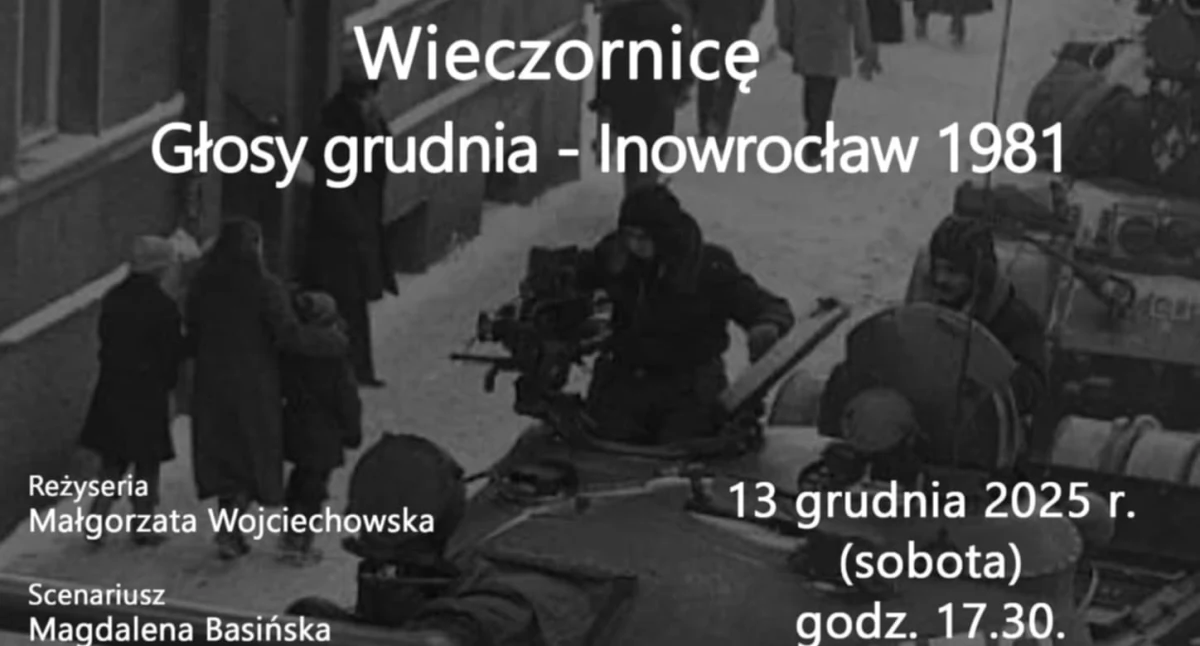 Muzeum, Głosy Grudnia Inowrocław Wieczornica Pamięci Nadziei - zdjęcie, fotografia