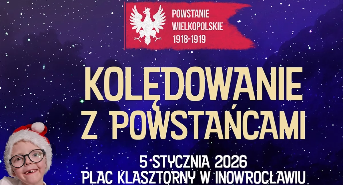 Koncerty, Uczczą pamięć Powstańców Wielkopolskich Zaproszenie wspólne kolędowanie - zdjęcie, fotografia