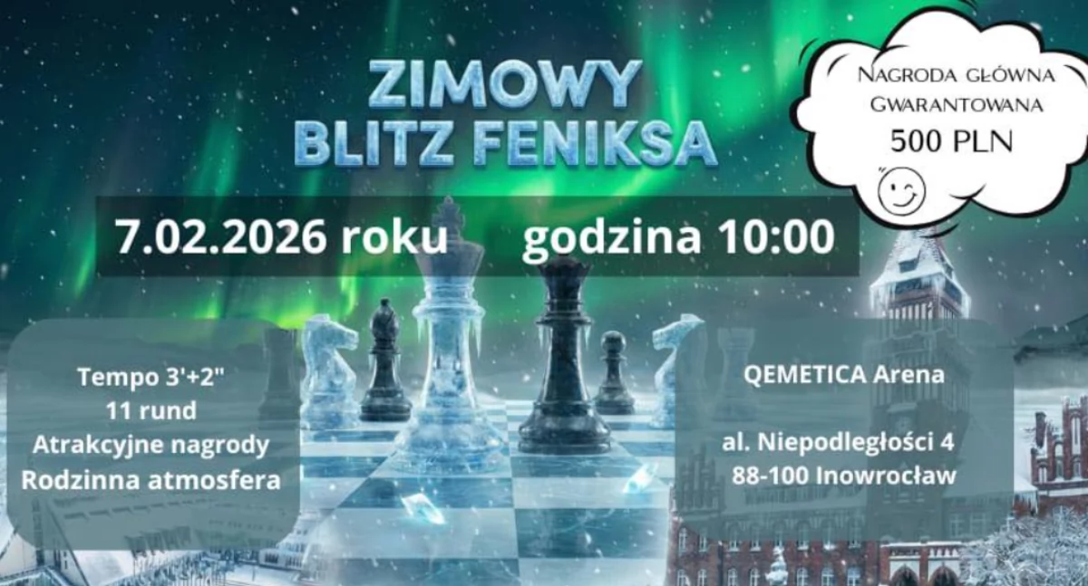 Szachy, Zimowy Blitz Feniksa - zdjęcie, fotografia