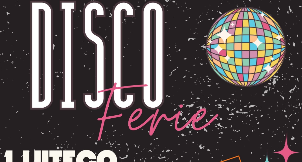Festyny, Disco Ferie taneczny start ferii zimowych - zdjęcie, fotografia