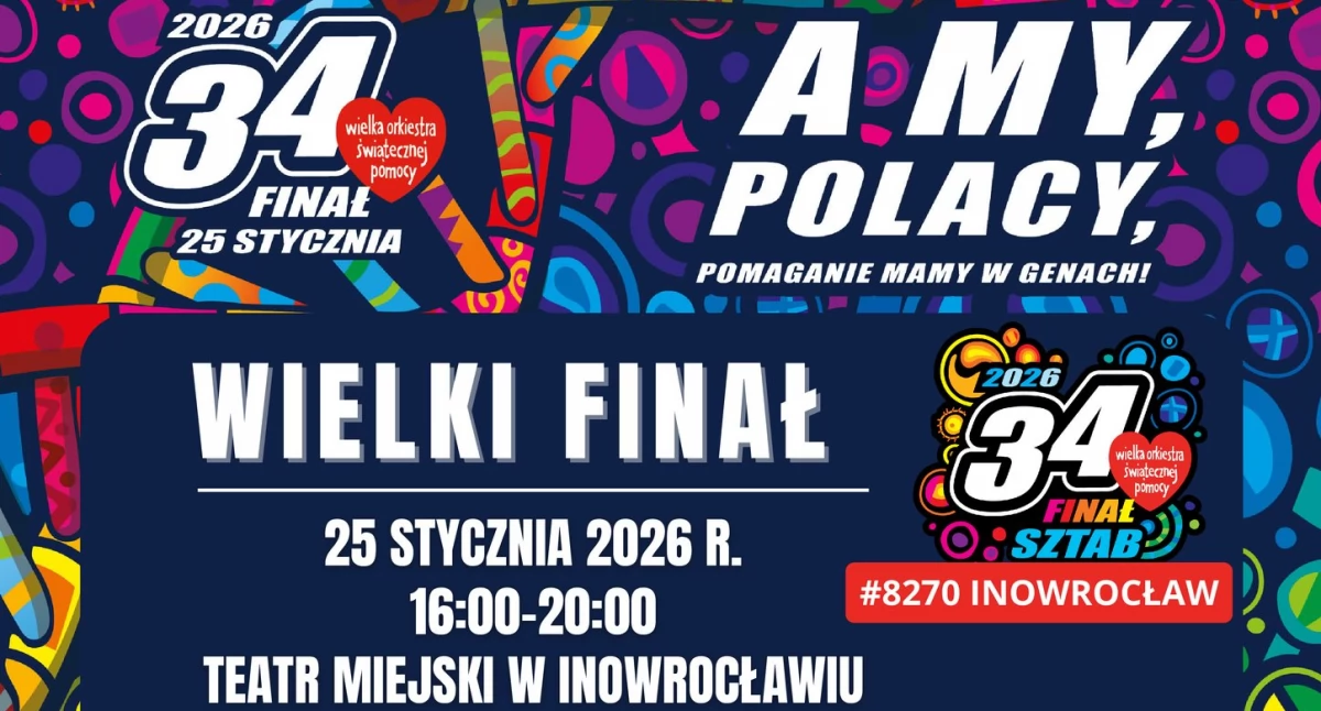 WOSP, Finał WOŚP Inowrocławiu Koncerty licytacje tradycyjne Światełko Nieba - zdjęcie, fotografia