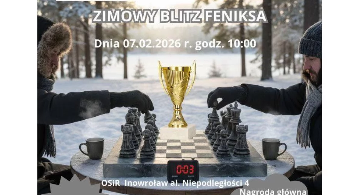 Szachy, Zimowy Blitz Feniksa - zdjęcie, fotografia