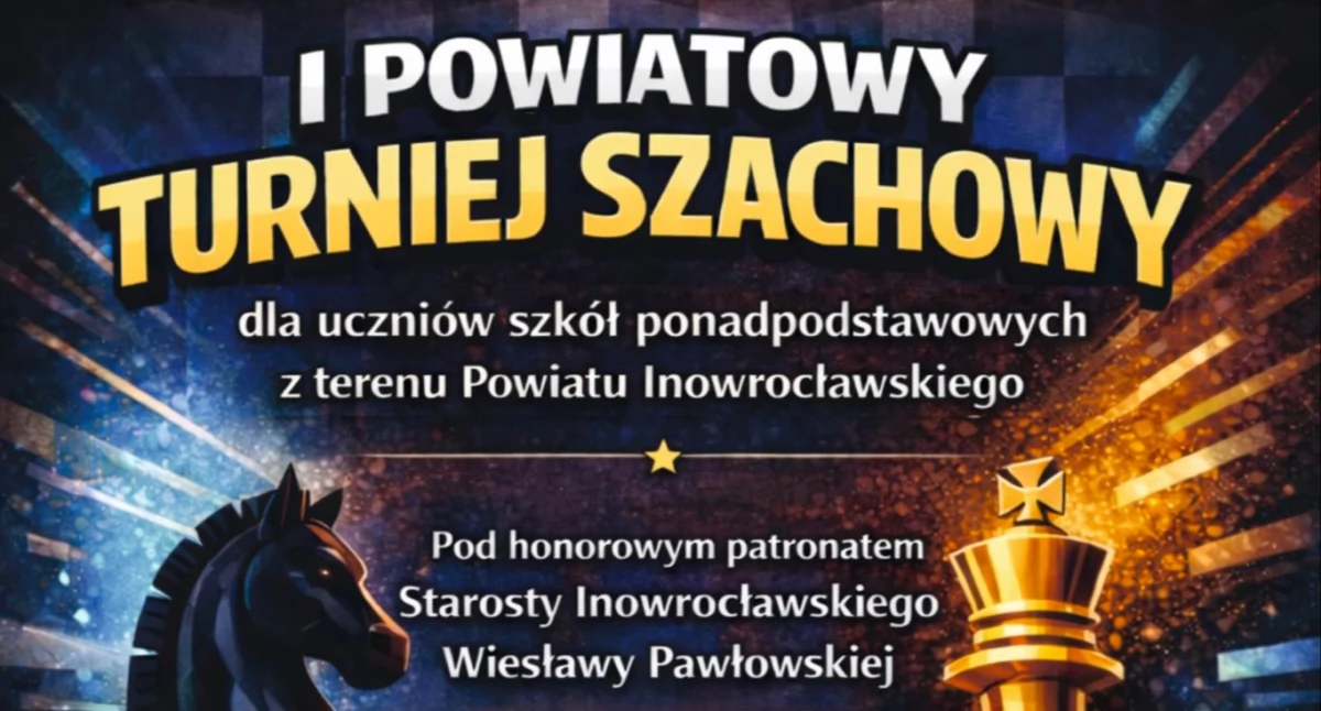 Szachy, Pierwszy turniej szachowy młodzieży Powiecie Inowrocławskim - zdjęcie, fotografia