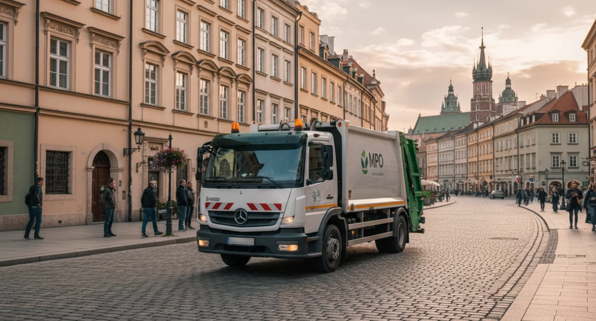 Społeczeństwo2, wygląda dzień pracy ekipy odbierającej odpady - zdjęcie, fotografia