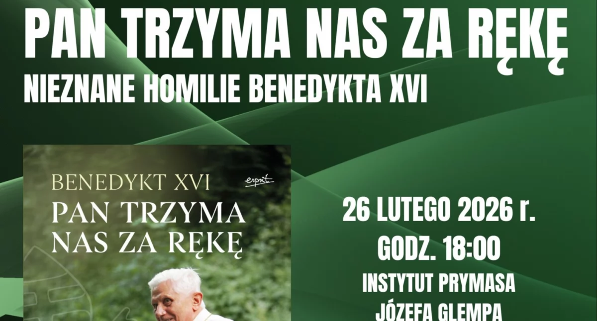 Spotkania, trzyma rękę Nieznane homilie Benedykta - zdjęcie, fotografia