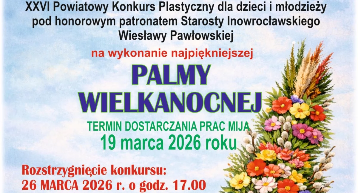 Społeczeństwo2, tradycję! udział Powiatowym Konkursie Palmę Wielkanocną - zdjęcie, fotografia