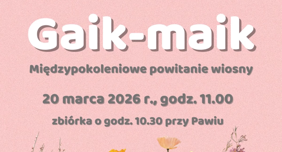 Festyny, Przywitajmy wiosnę razem! Międzypokoleniowy korowód marca - zdjęcie, fotografia