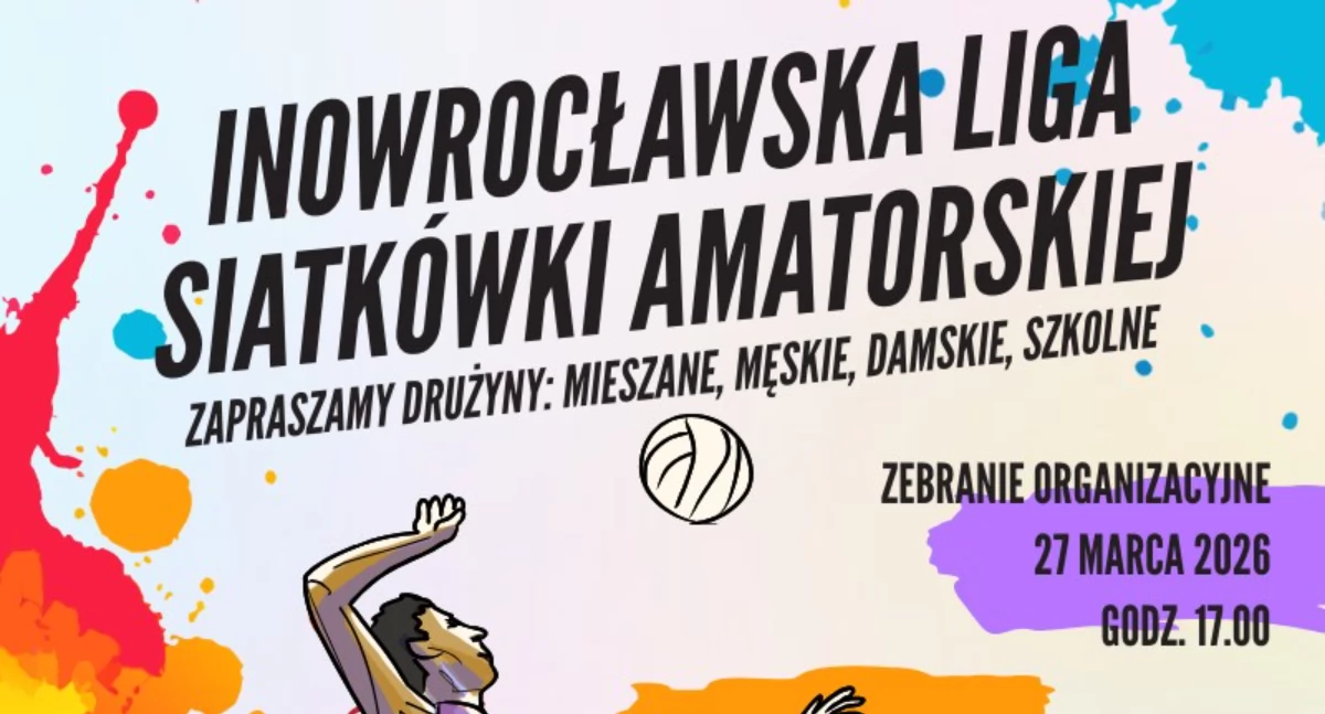 Siatkówka, Startuje Inowrocławska Siatkówki Amatorskiej - zdjęcie, fotografia