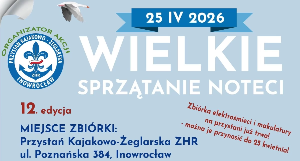 Społeczeństwo2, Ruszają przygotowania Wielkiego Sprzątania Noteci! - zdjęcie, fotografia