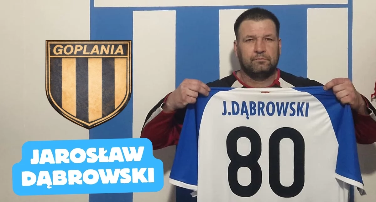 Piłka nożna, Powrót korzeni! Jarosław Dąbrowski ponownie Goplanii! - zdjęcie, fotografia