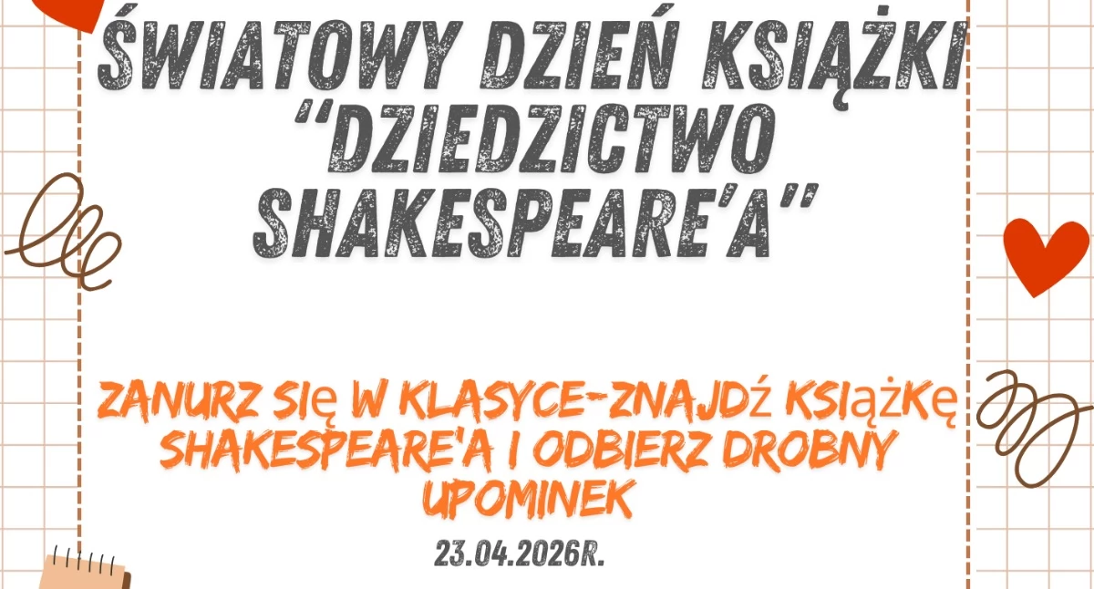 Spotkania, Światowy Dzień Książki Dziedzictwo Shakespeare’a - zdjęcie, fotografia