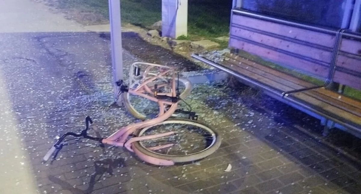 Wypadki drogowe , Tragedia Inowrocławiu Śmiertelne potrącenie rowerzystki - zdjęcie, fotografia