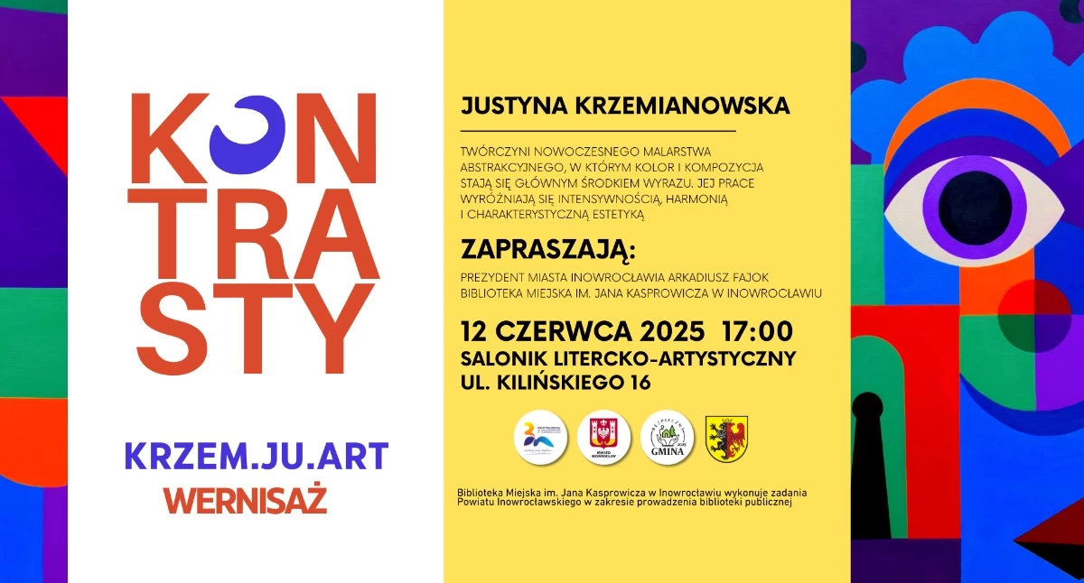 Wystawy, Wernisaż wystawy Kontrasty Justyny Krzemianowskiej - zdjęcie, fotografia