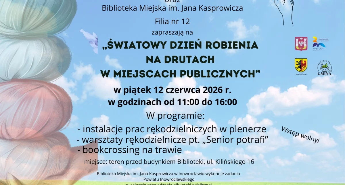 Spotkania, Będą dziergać plenerze - zdjęcie, fotografia