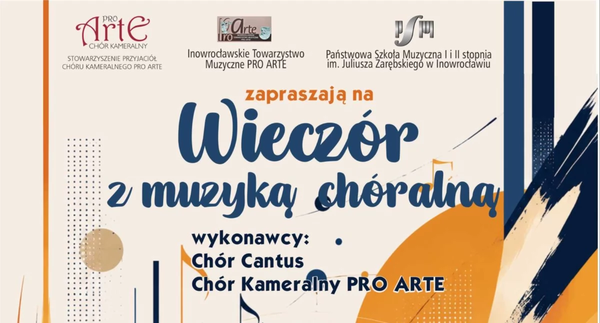 Koncerty, Wieczór muzyką chóralną - zdjęcie, fotografia
