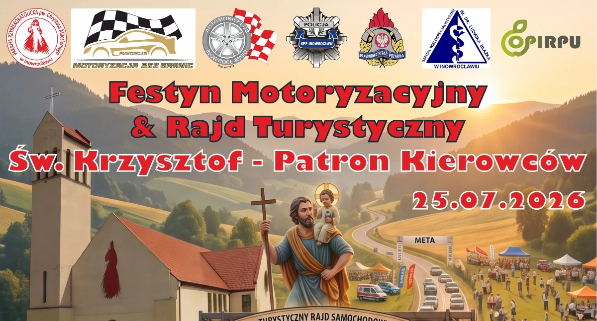 Społeczeństwo2, Turystyczny Samochodowy Krzysztof Patron Kierowców połączony festynem motoryzacyjnym - zdjęcie, fotografia
