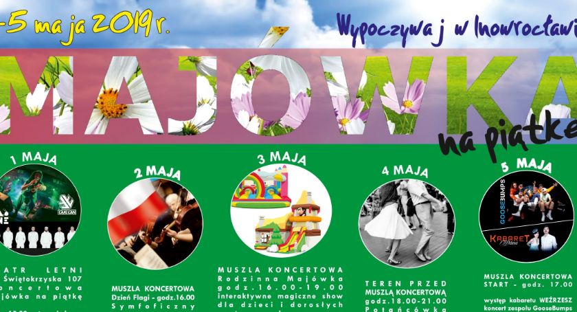 Majówka na piątkę – wypoczywaj w Inowrocławiu