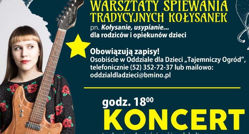 Biblioteka Miejska zaprasza na warsztaty i koncert Oli Bilińskiej