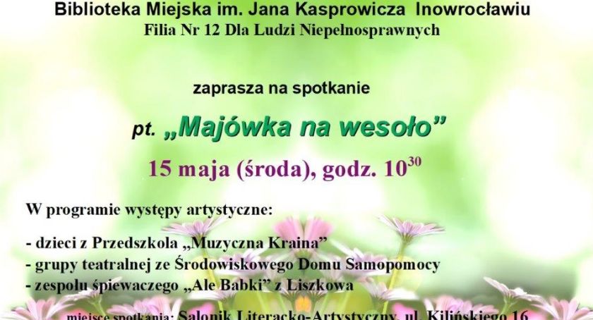 Na Majówkę do Biblioteki