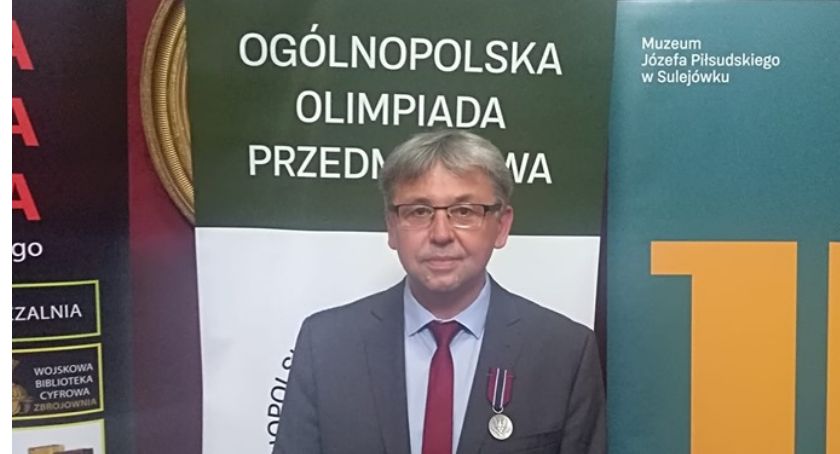 Medal dla nauczyciela z Konopy