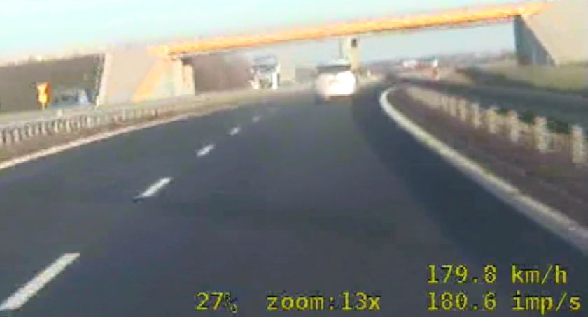 Jechał 180 km/h, trochę za dużo