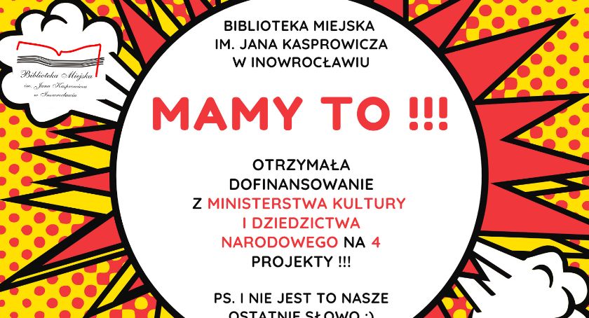 Wielka radość między bibliotecznymi regałami!!!