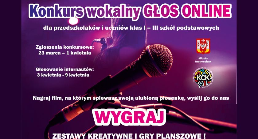 Konkurs wokalny „GŁOS ONLINE”